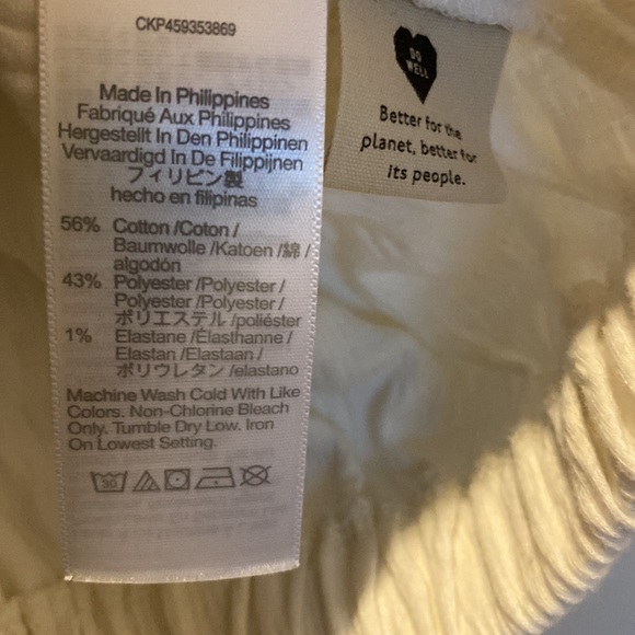 Madewell Crinkle Button-Front Top - Picture 5 of 6